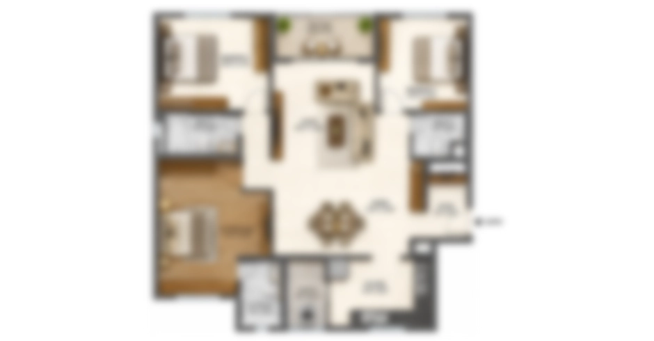 Yogidham Kalyan 3 BHK Price